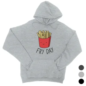 365 Printing Fry Day Womens Hoodie French Fries Lovers Gift Hooded Sweatshirt