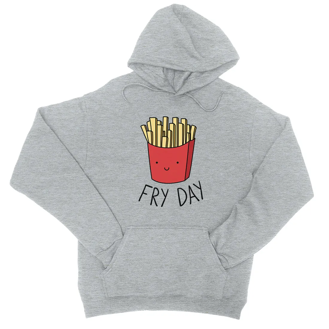 365 Printing Fry Day Womens Hoodie French Fries Lovers Gift Hooded Sweatshirt