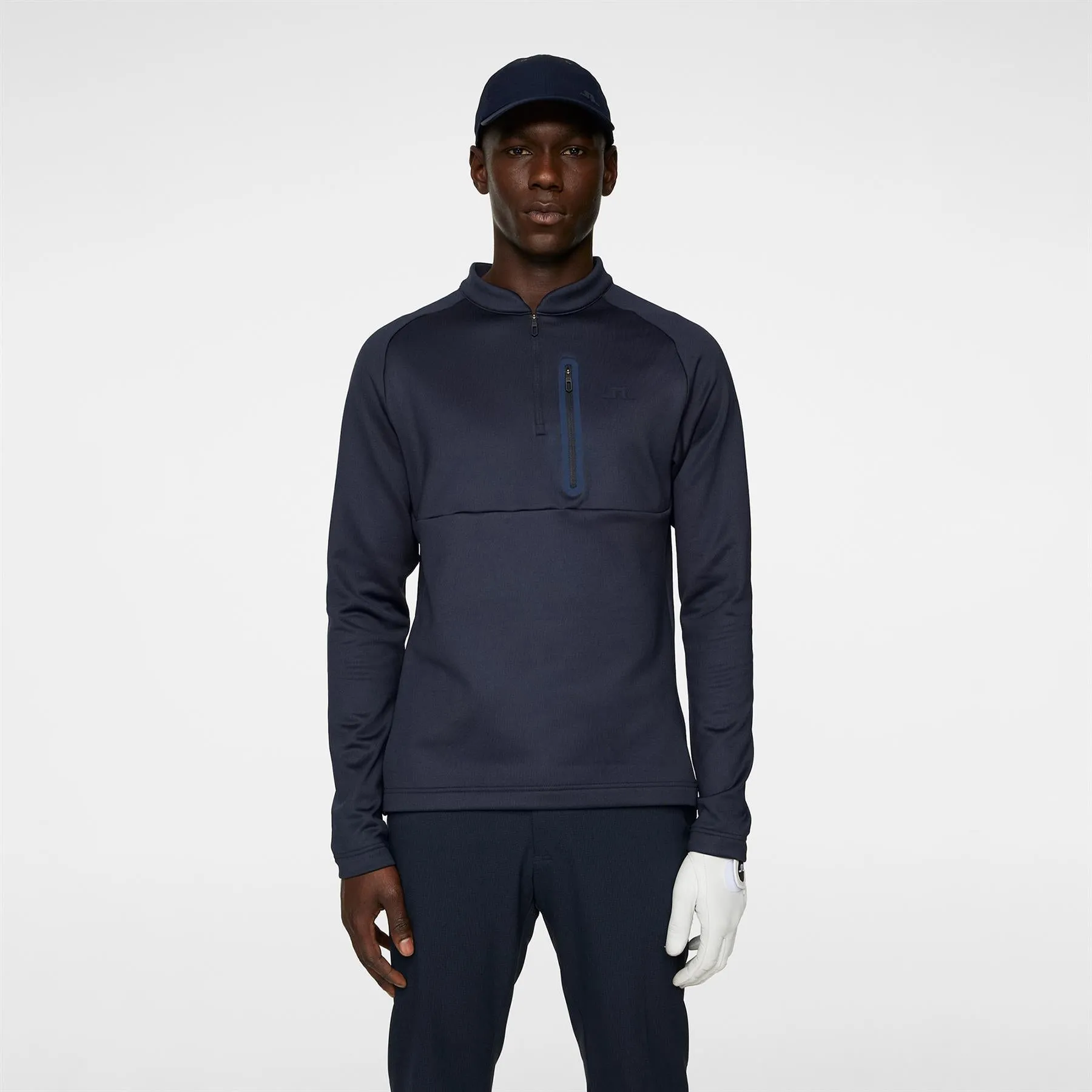 Adam Quarter Zip Mid Layer JL Navy - AW24