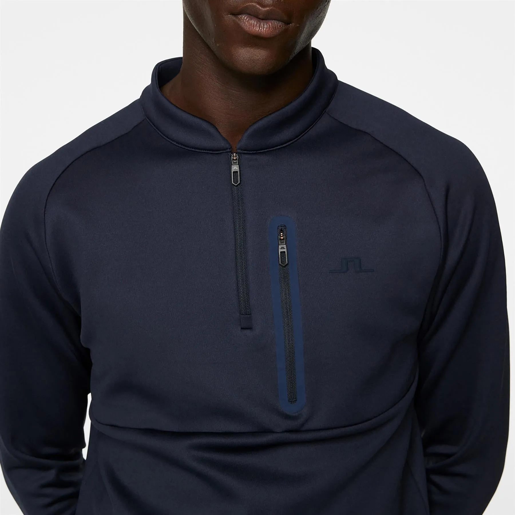 Adam Quarter Zip Mid Layer JL Navy - AW24