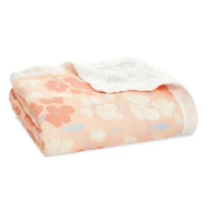 aden   anais Koi Pond Cherry Blossoms silky soft bamboo muslin dream blanket