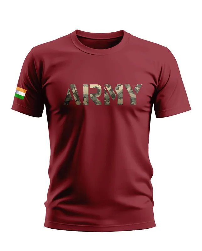 Army Print Soft Cotton T-shirt