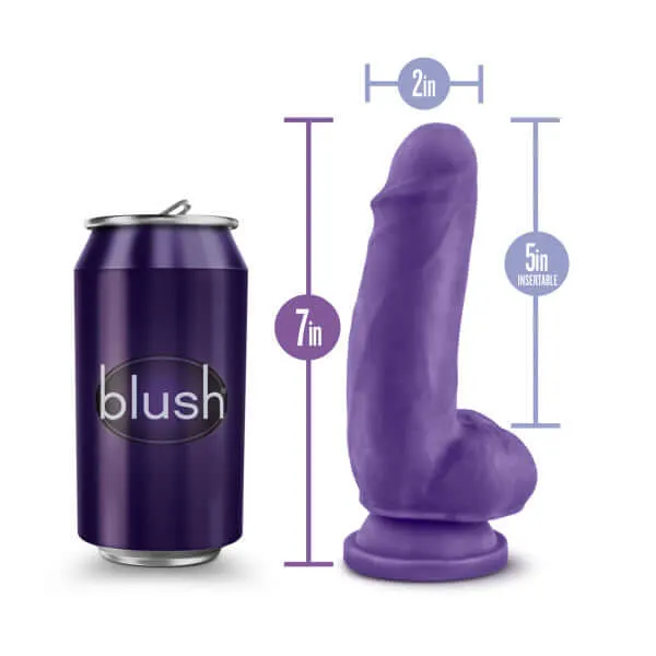 AU Naturel Bold Beefy 7" Dildo Purple