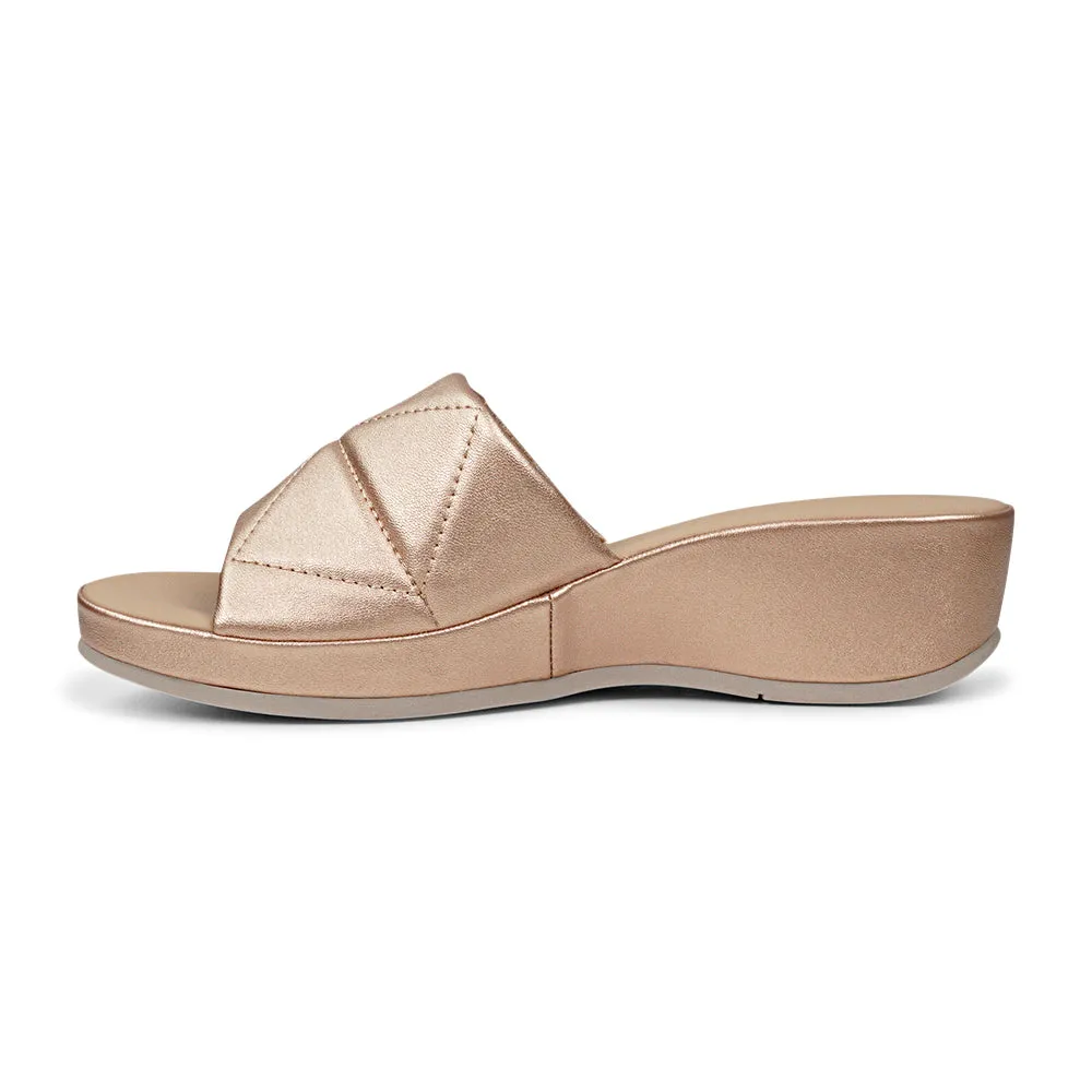 Bata Comfit RELIFT Low-Heel Platform Slip-On Sandal for Women