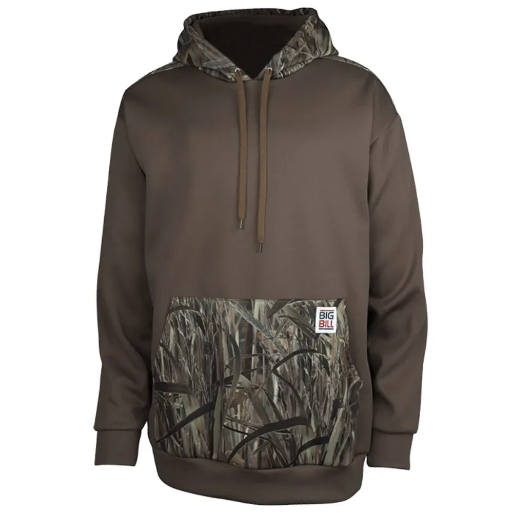 Big Bill Wind and water Resistant Fleece Hoodie with Camo Pocket - BBH22