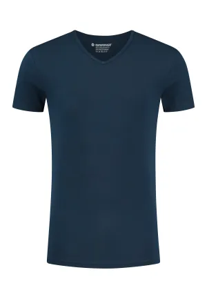 BODYFIT T-shirt V-neck - Navy