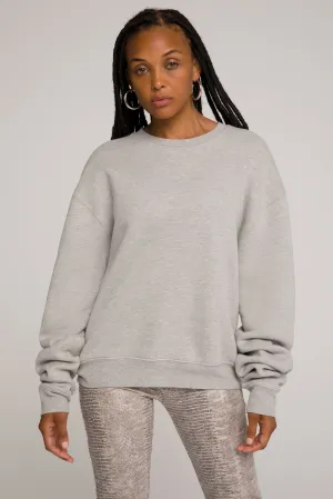 BOYFRIEND SWEATSHIRT | HEATHER GREY001