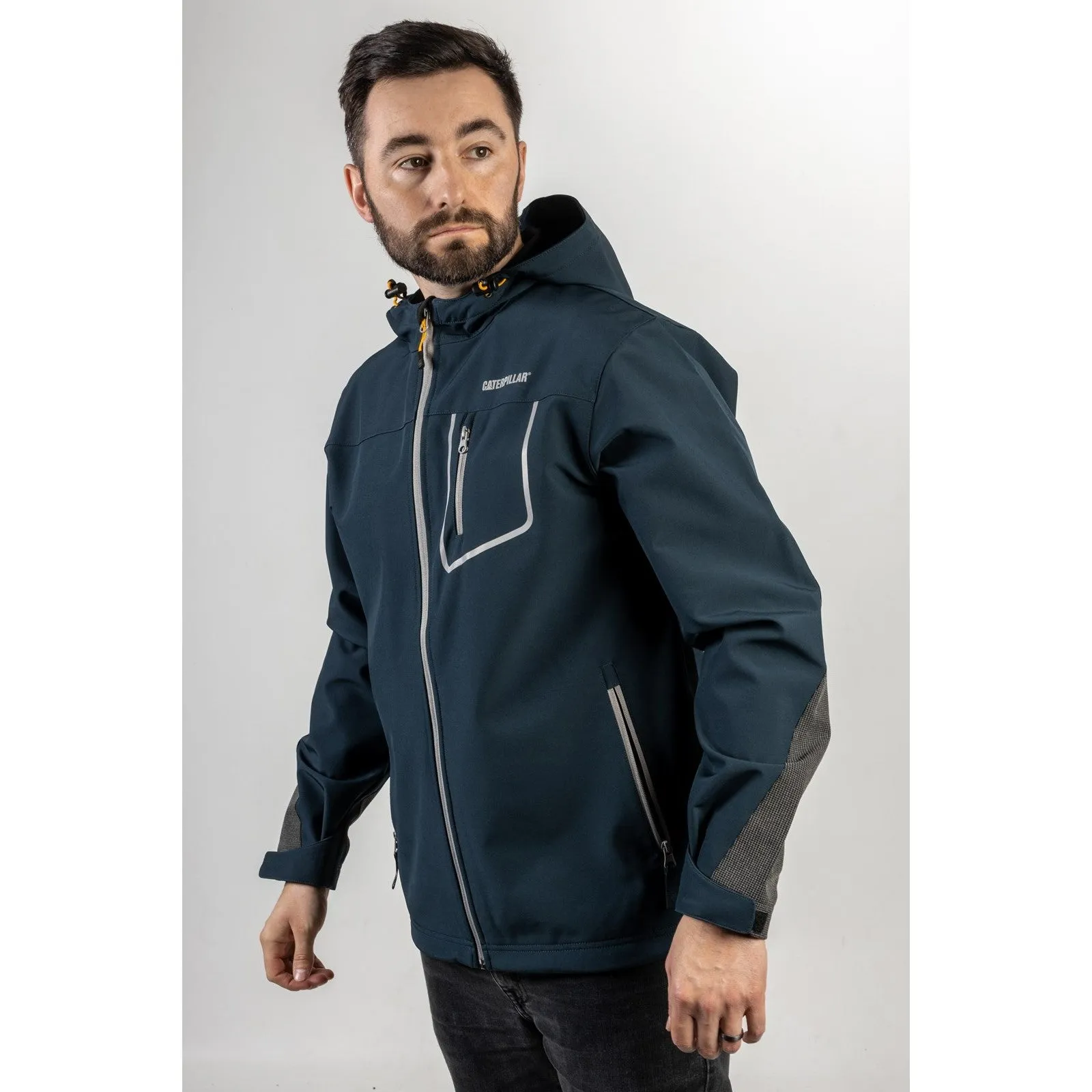 Capstone Hooded Soft Shell Jacket  Marine