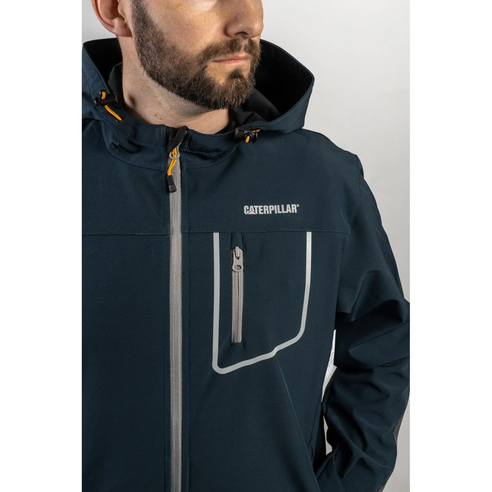 Capstone Hooded Soft Shell Jacket  Marine