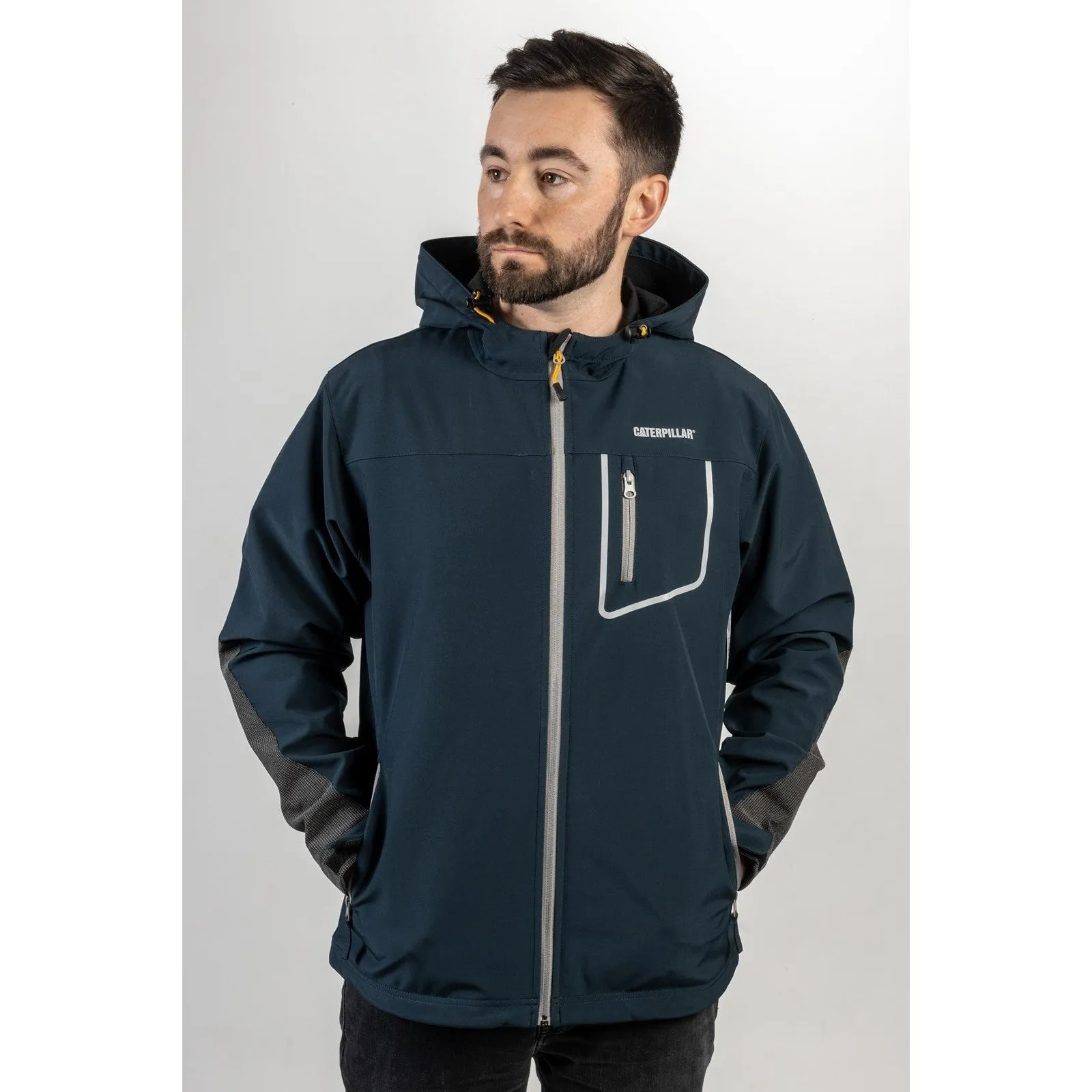 Capstone Hooded Soft Shell Jacket  Marine