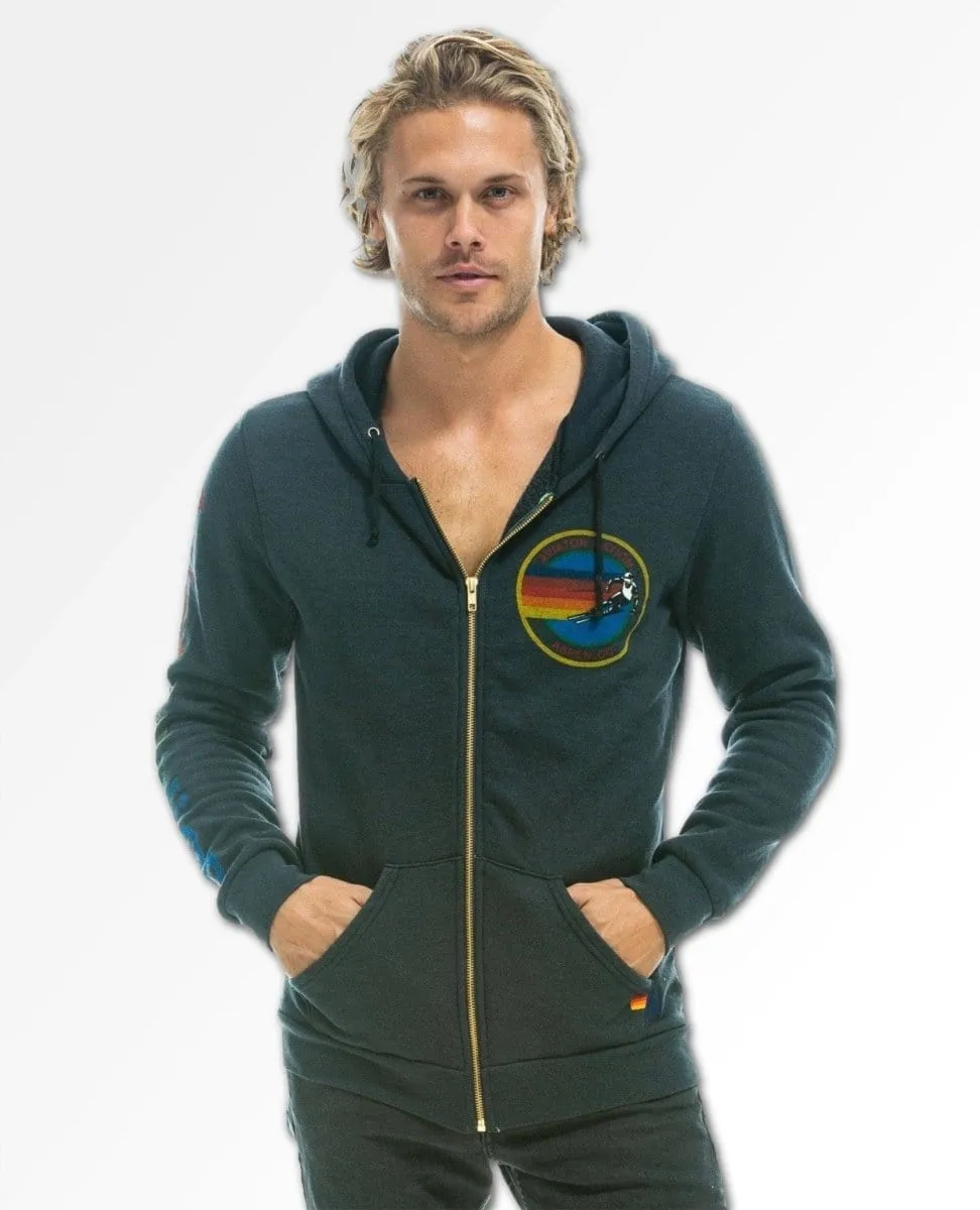 Charcoal Aviator Nation Hoodie- Venice