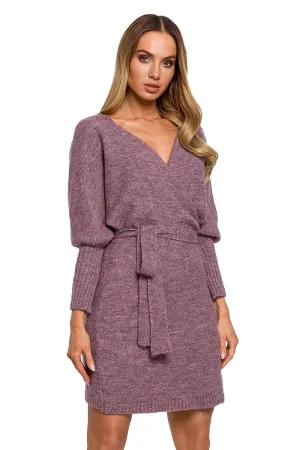 Chic Adjustable Tie Sweater Dress