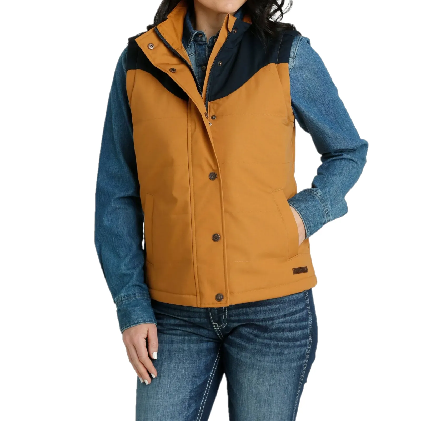 Cinch® Ladies Brown CC Canvas Vest MAV9891001