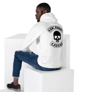 COCAINE  & CAVIAR CROSS BONES SKULL HOODIE