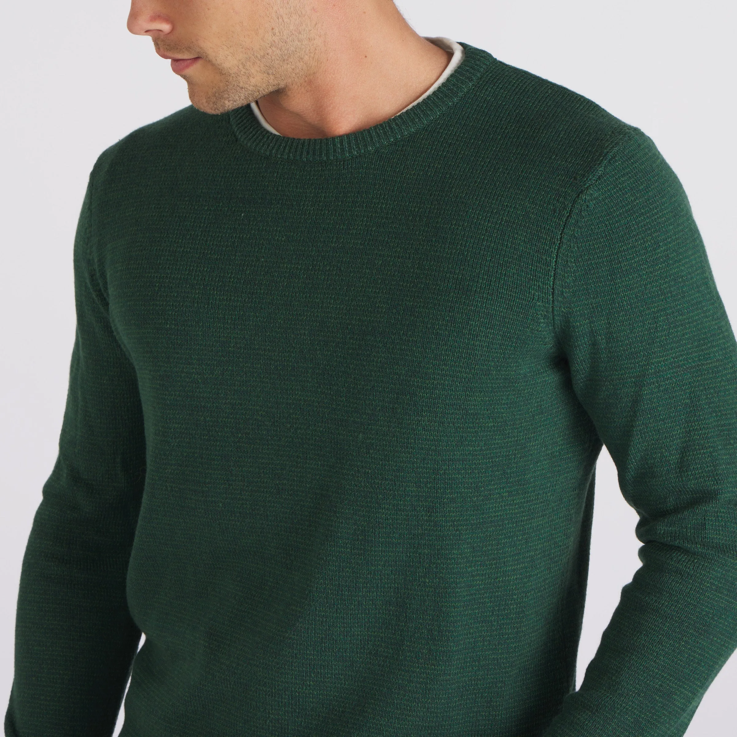 Collegiate Cotton Rich  Crew - Forest