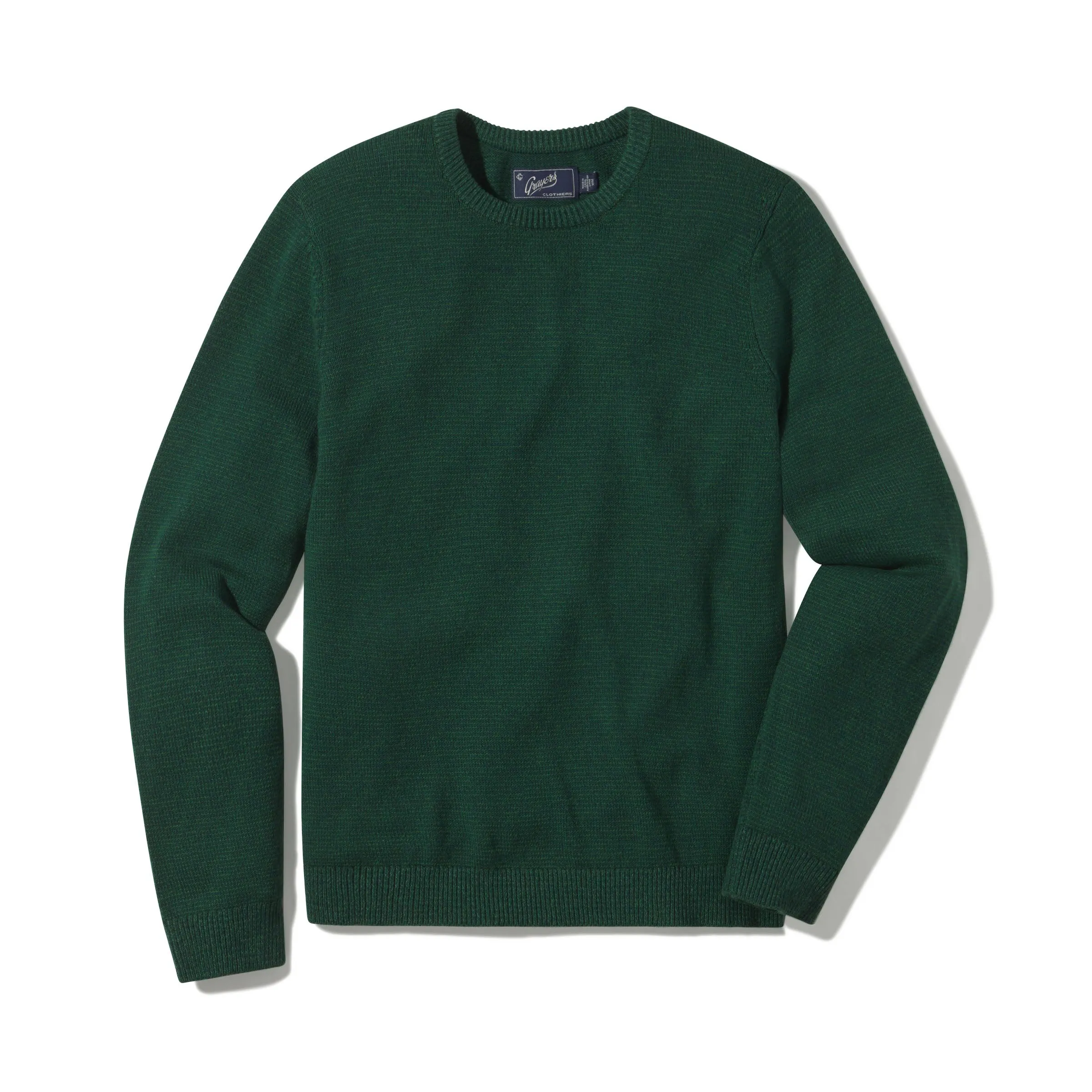 Collegiate Cotton Rich  Crew - Forest