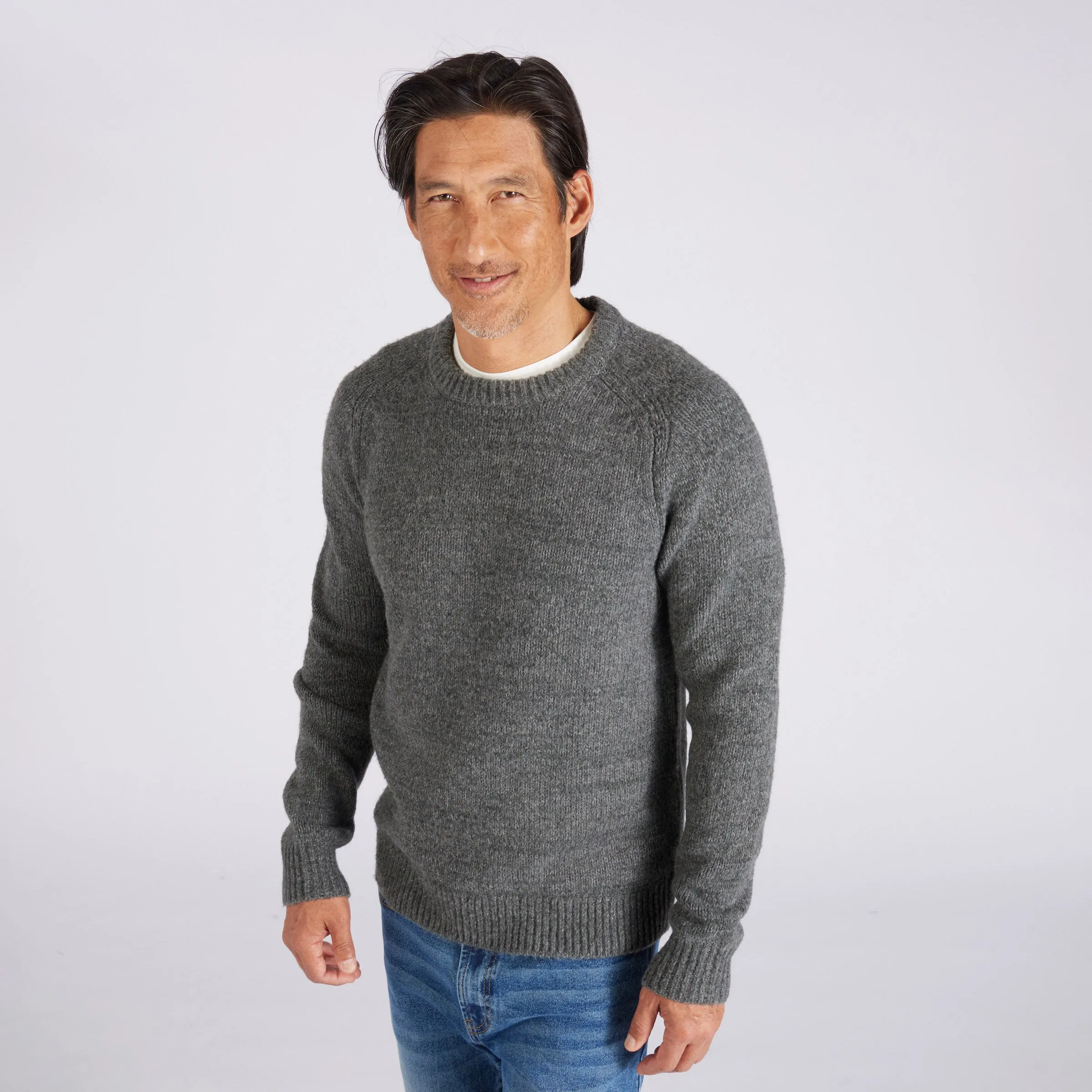 Collegiate Sweater Crew - Charcoal