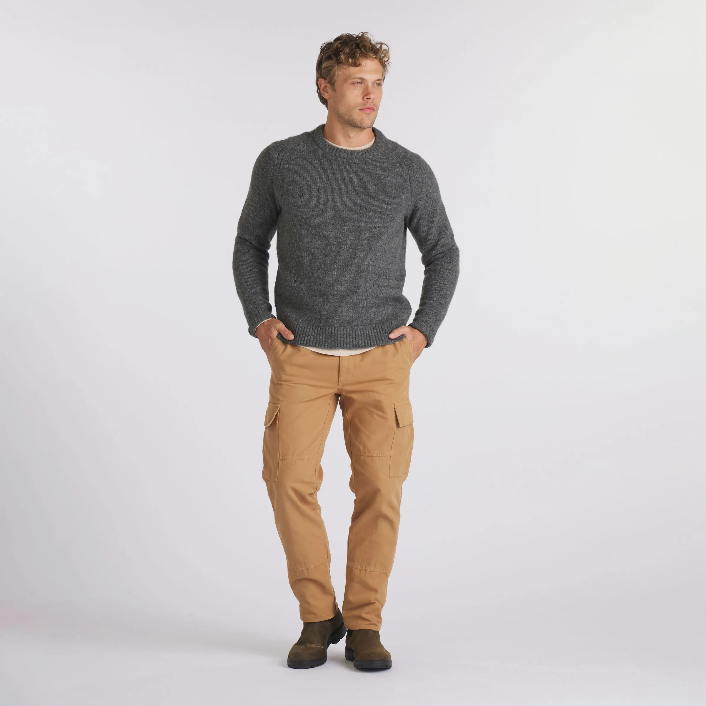 Collegiate Sweater Crew - Charcoal