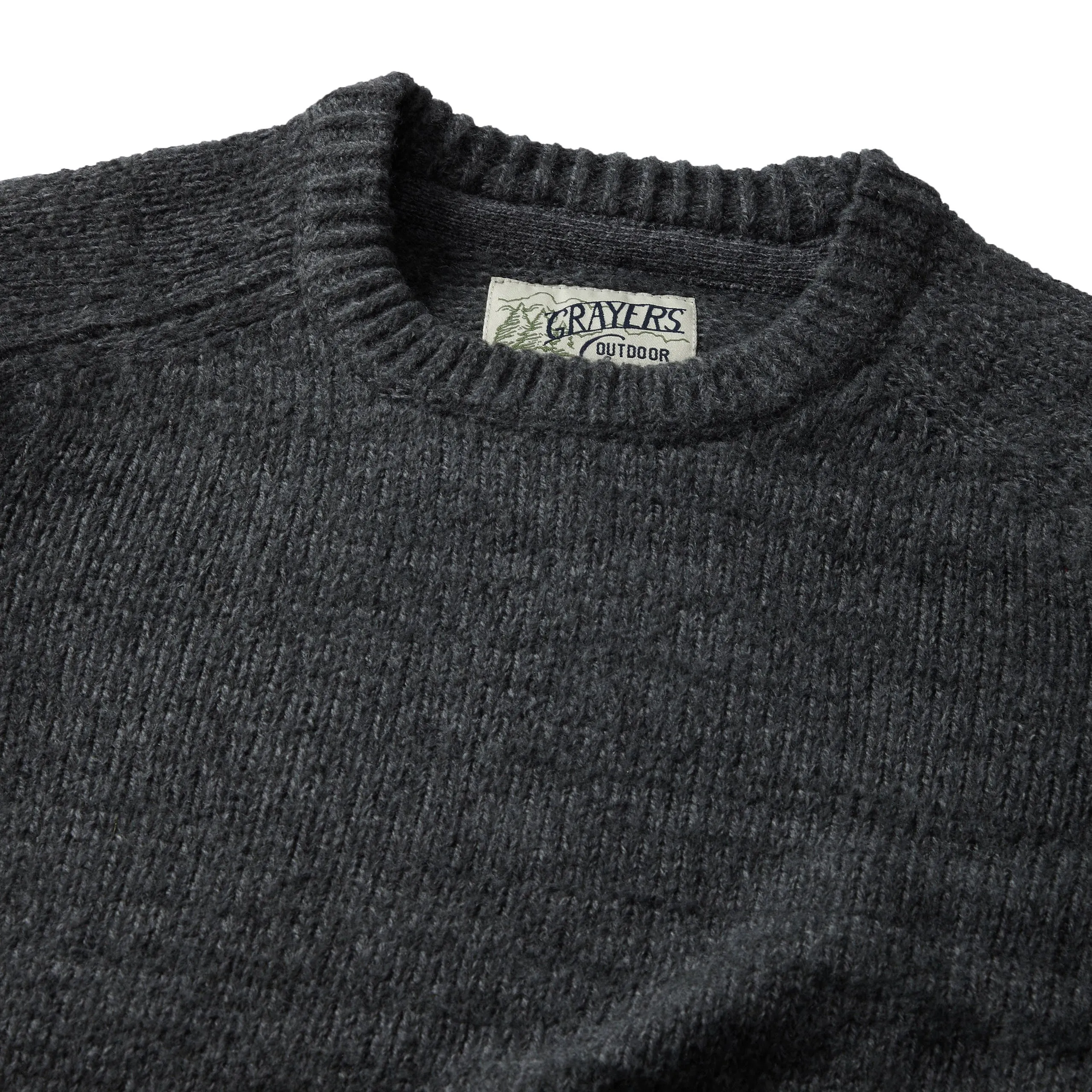 Collegiate Sweater Crew - Charcoal