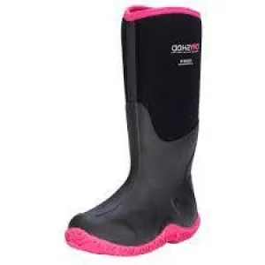 Dryshod Women's Black with Pink Legend Hi Boot