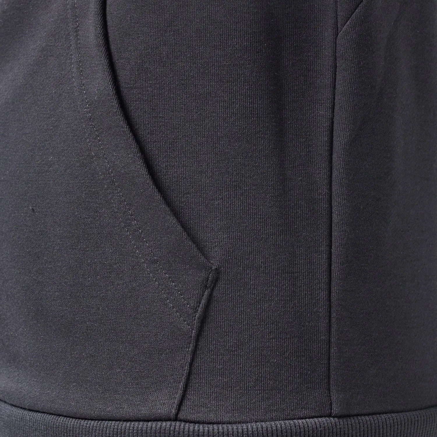 Essential Zip Up Hoodie - Black