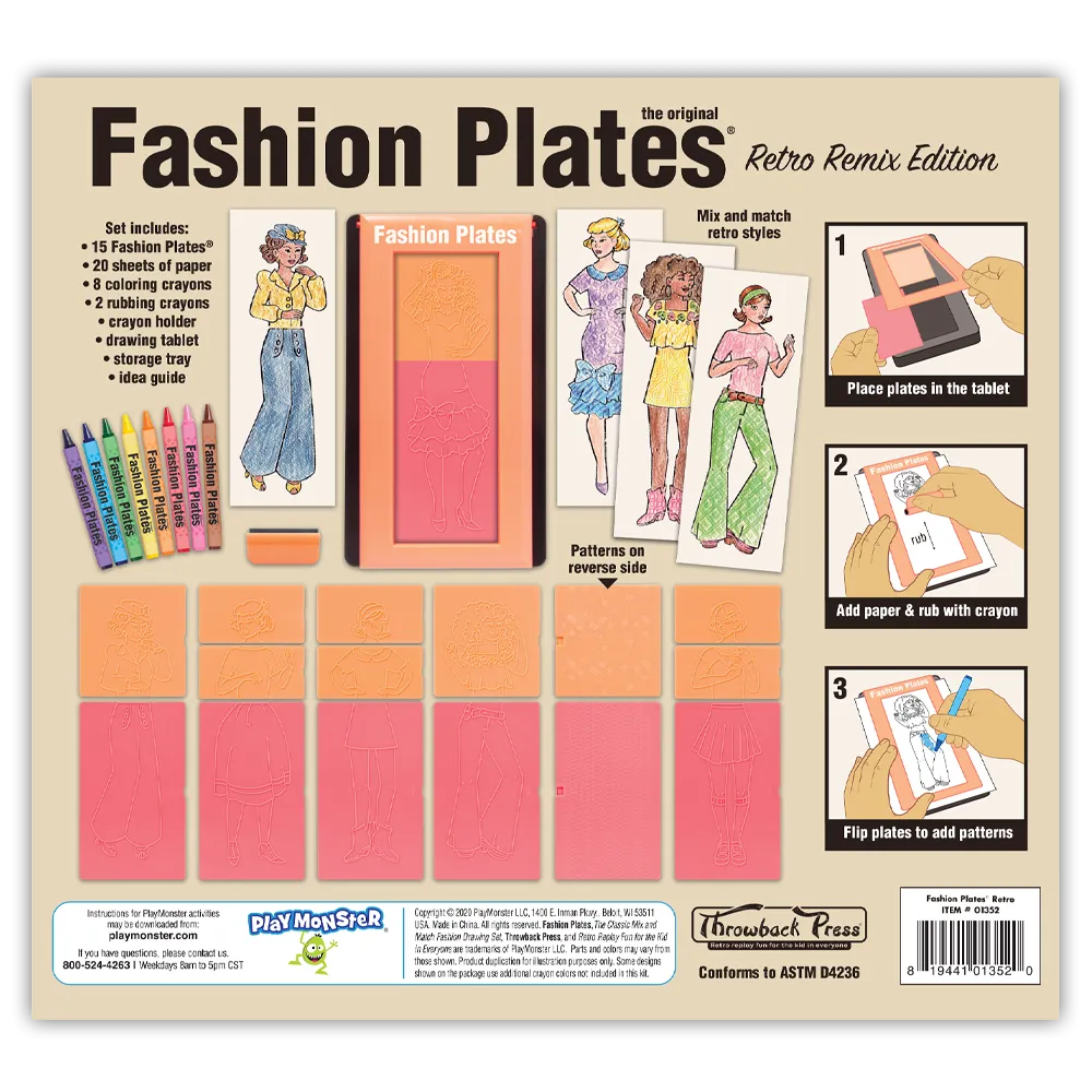 Fashion Plates Retro Remix Kit