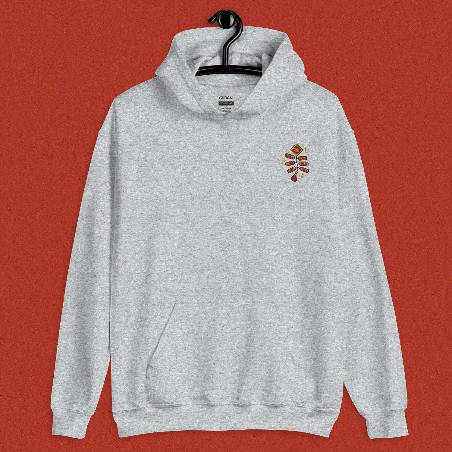 Firecracker Embroidered Hoodie