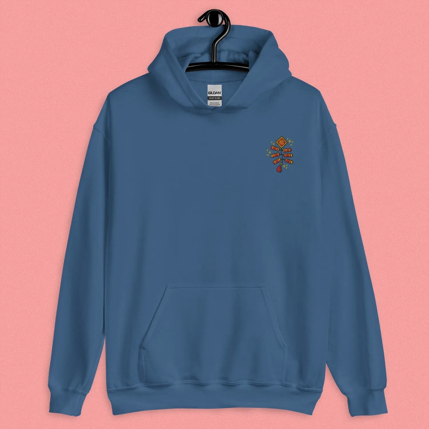 Firecracker Embroidered Hoodie