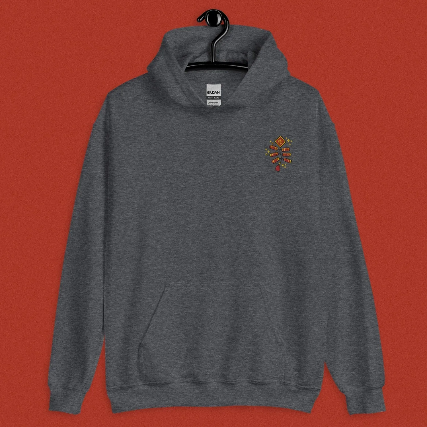 Firecracker Embroidered Hoodie