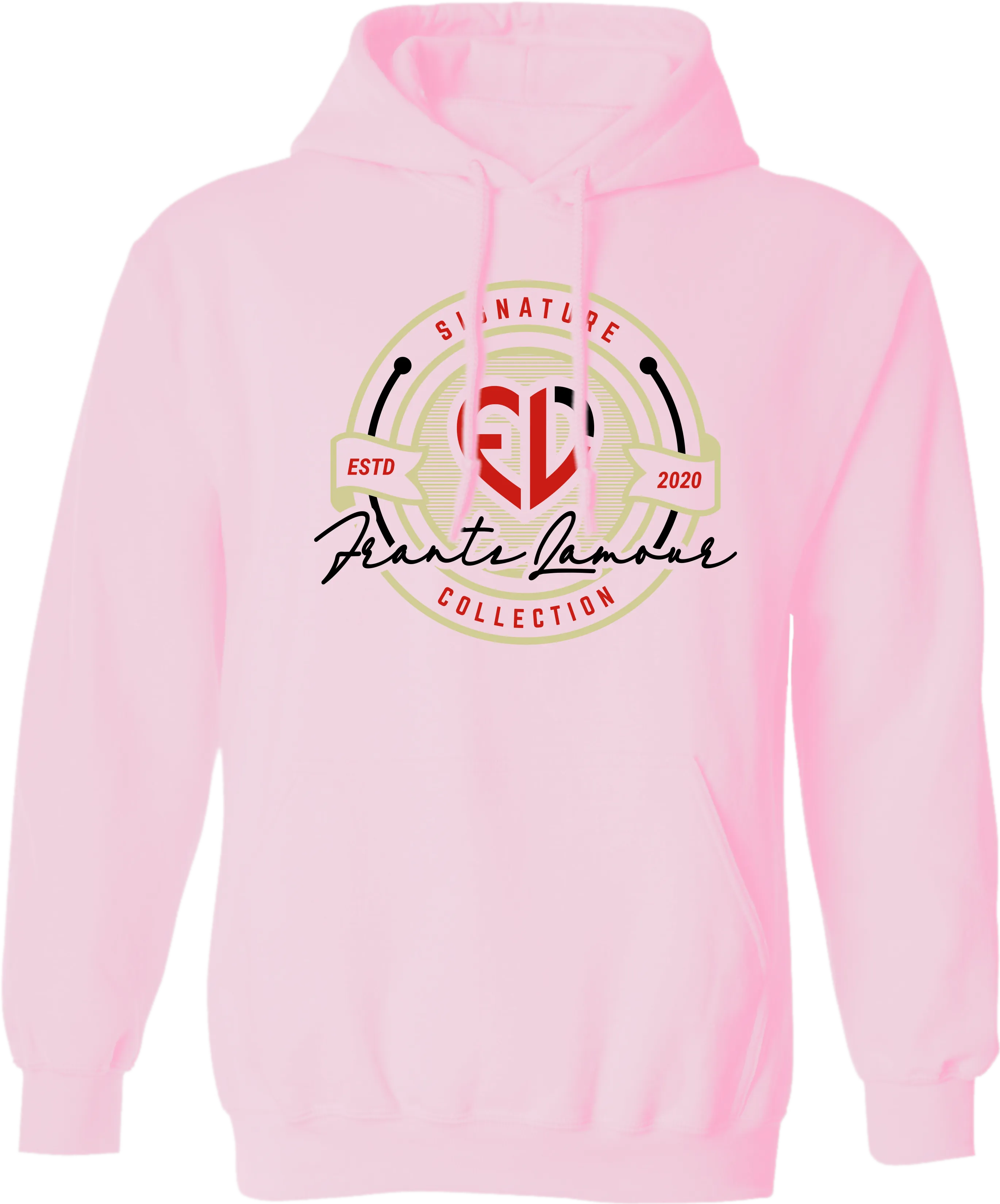 Frantz Lamour Signature Circa Light Pink Hoodie