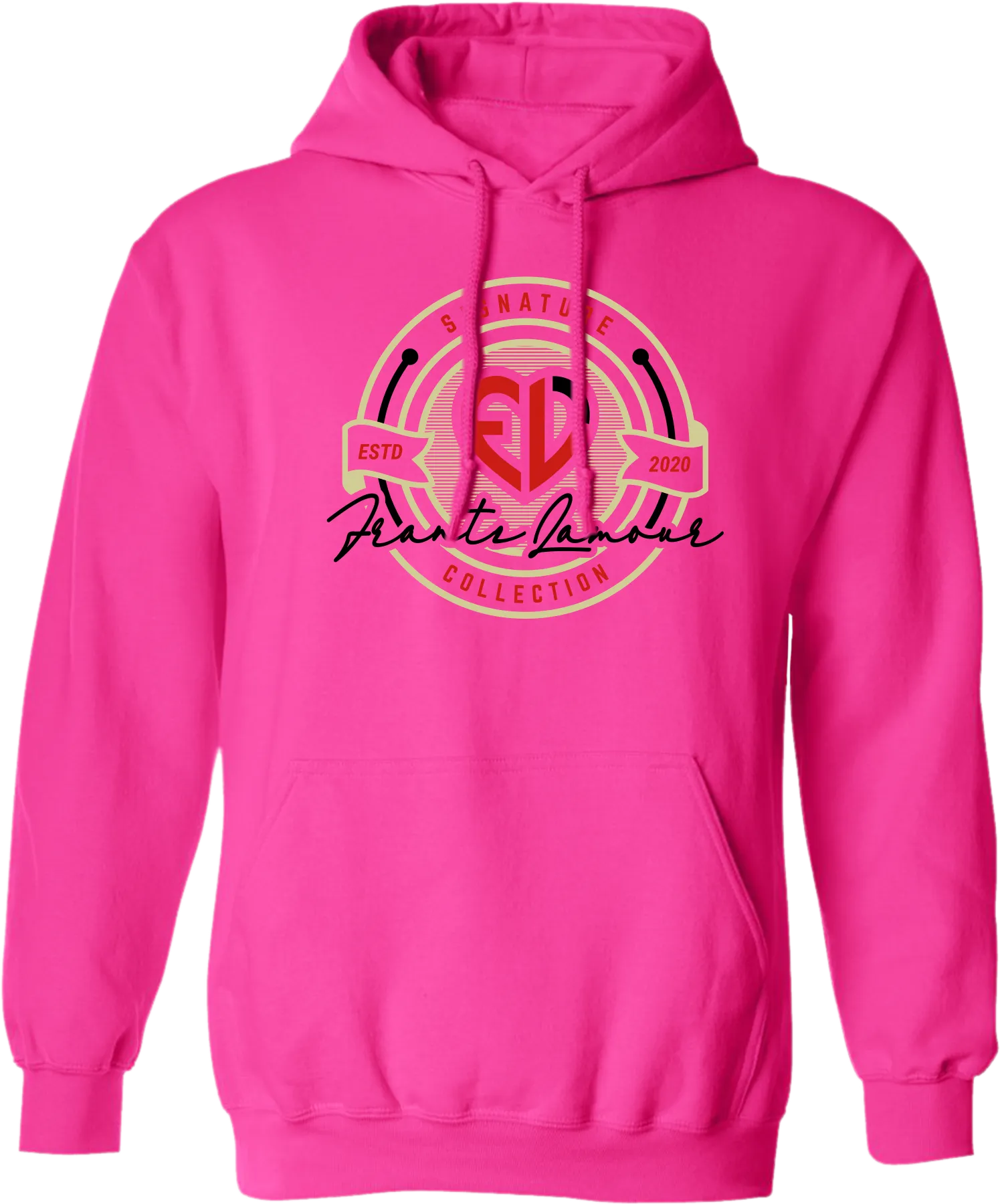 Frantz Lamour Signature Circa Pink Hoodie