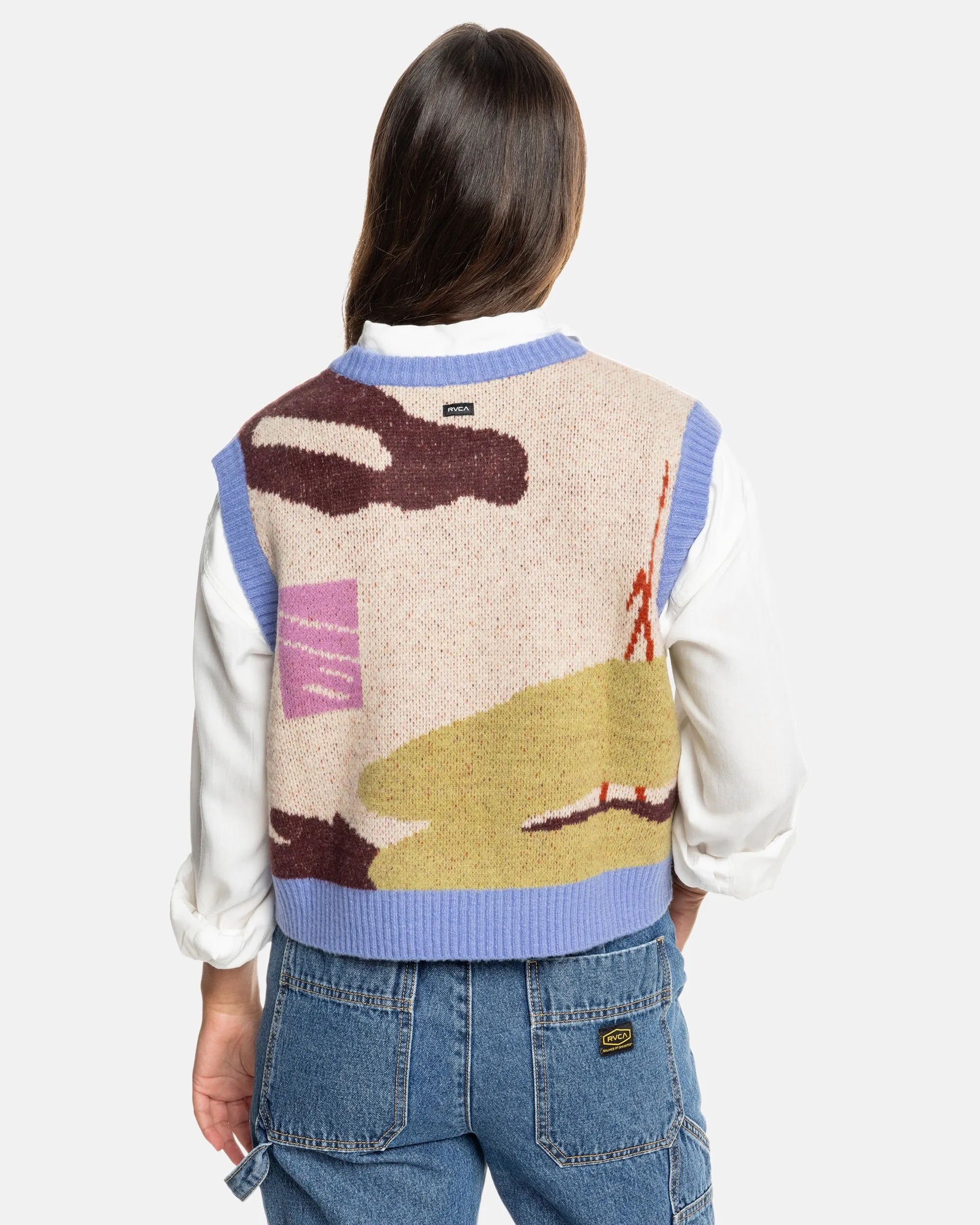 Gabrielle Sweater Vest - Ecru