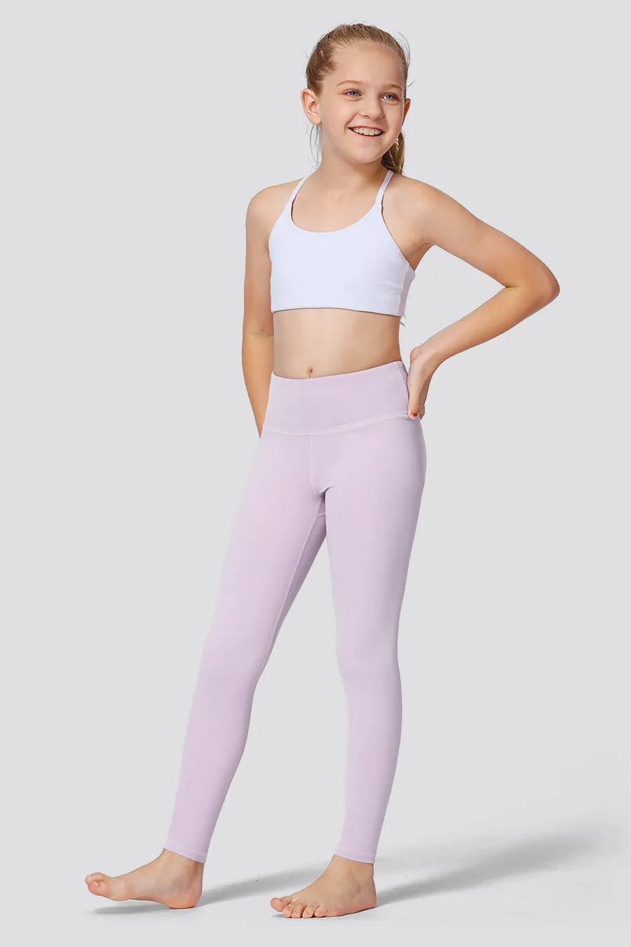 Girl's Luxuriously Workout Leggings 2-pack｜3-Pack｜4-Pack