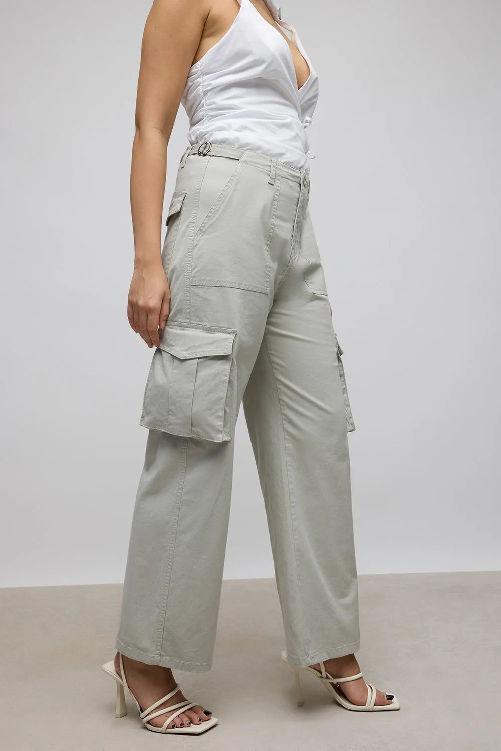 Green Koala Adjustable Cargo Pants