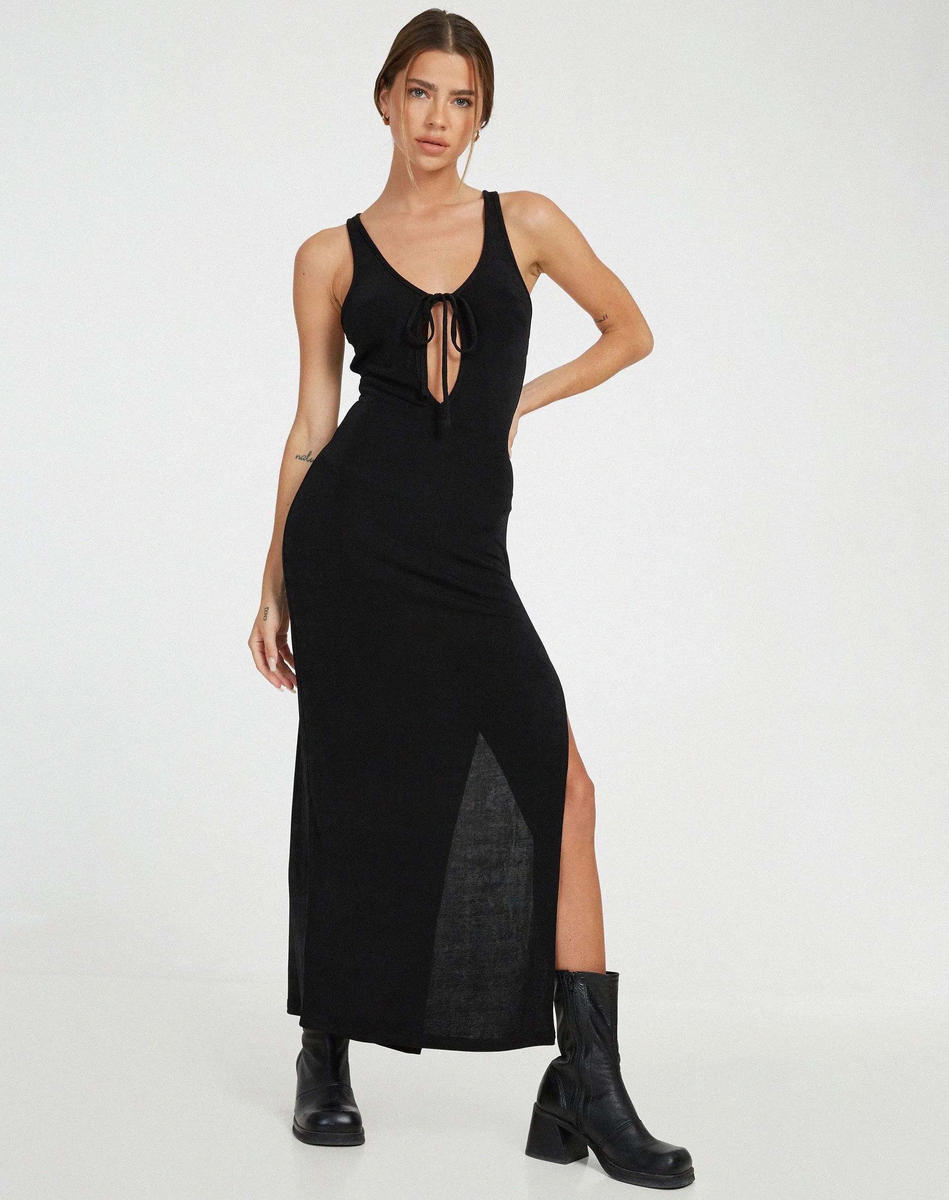 Haldis Maxi Dress in Black