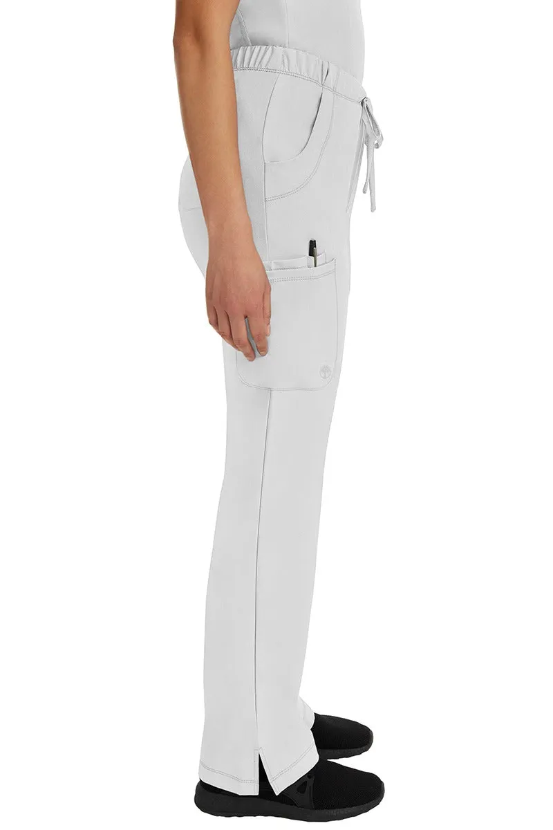 HH Works Women's Scrub Set Monica Top & Petite Rebecca Pant | White