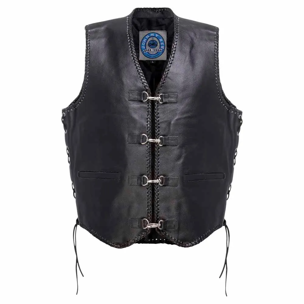 Johnny Reb Capricorn Leather Motorcycle Vest JRV10001