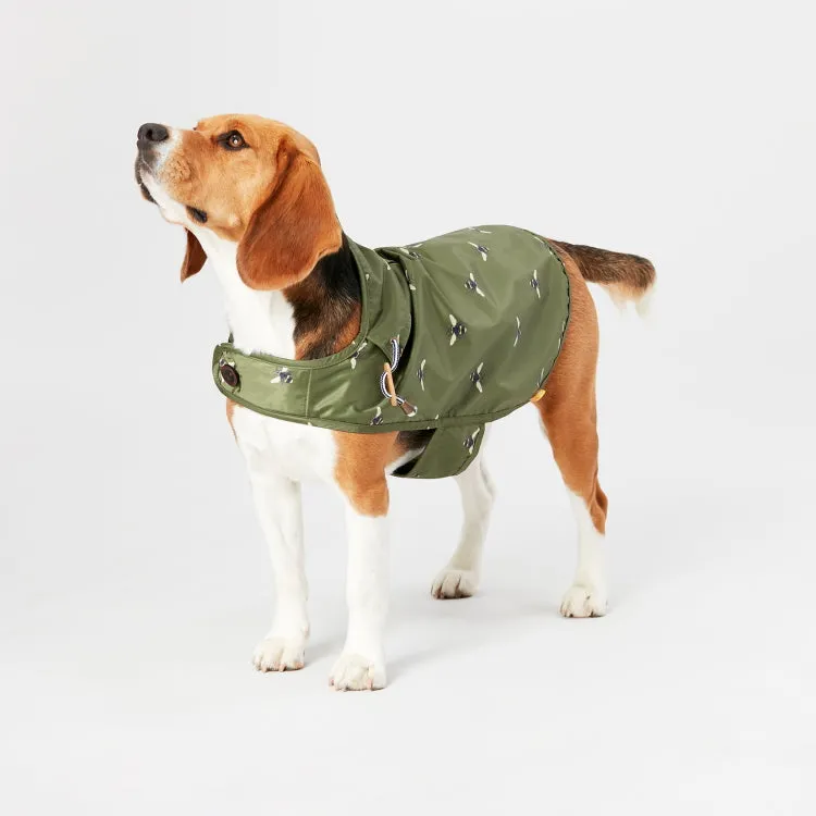 Joules Water Resistant Bee Print Dog Coat