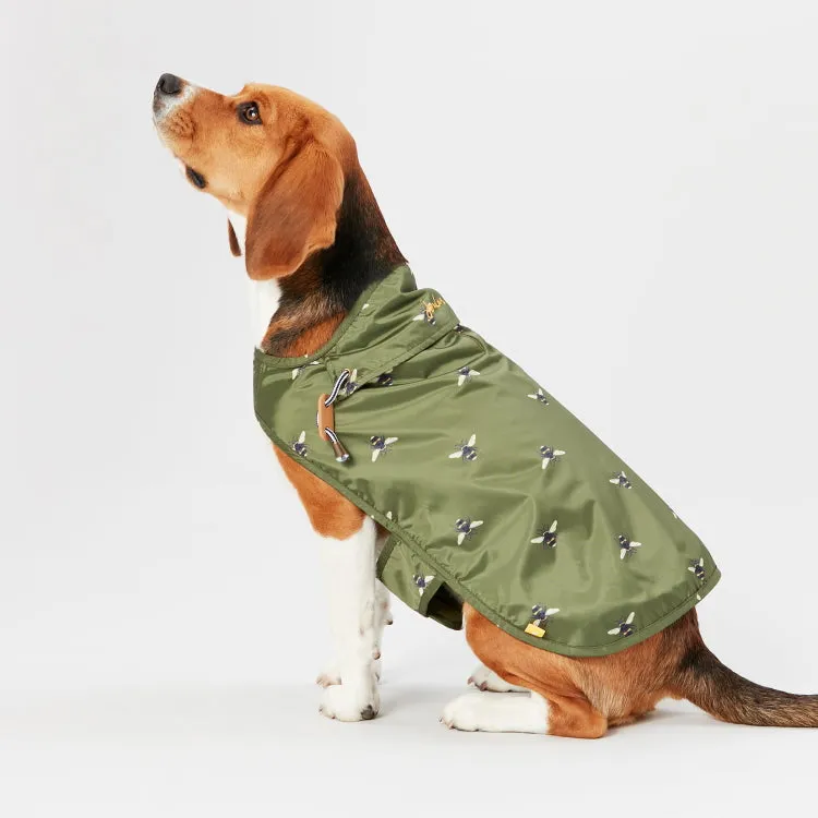 Joules Water Resistant Bee Print Dog Coat