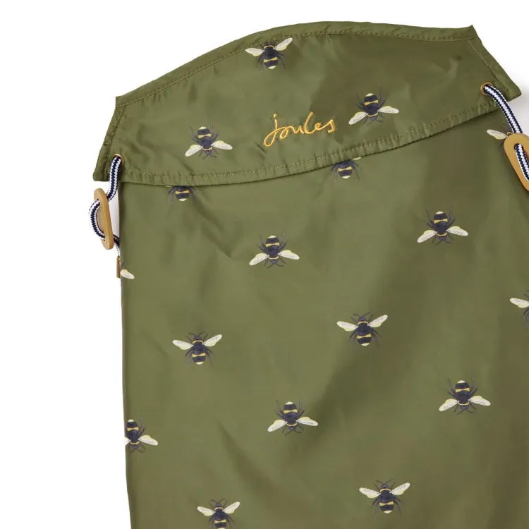 Joules Water Resistant Bee Print Dog Coat