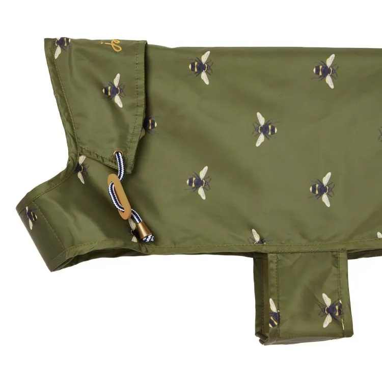 Joules Water Resistant Bee Print Dog Coat