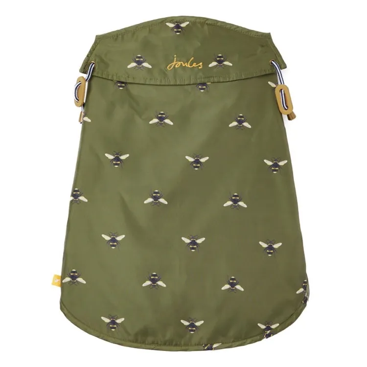 Joules Water Resistant Bee Print Dog Coat