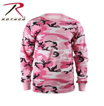 Kids Long Sleeve Camo T-shirt