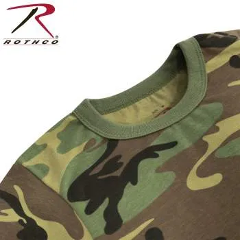 Kids Long Sleeve Camo T-shirt