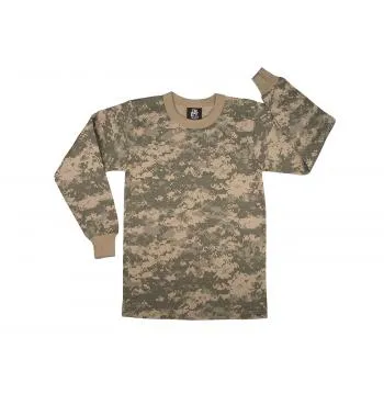 Kids Long Sleeve Camo T-shirt