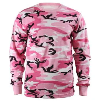 Kids Long Sleeve Camo T-shirt