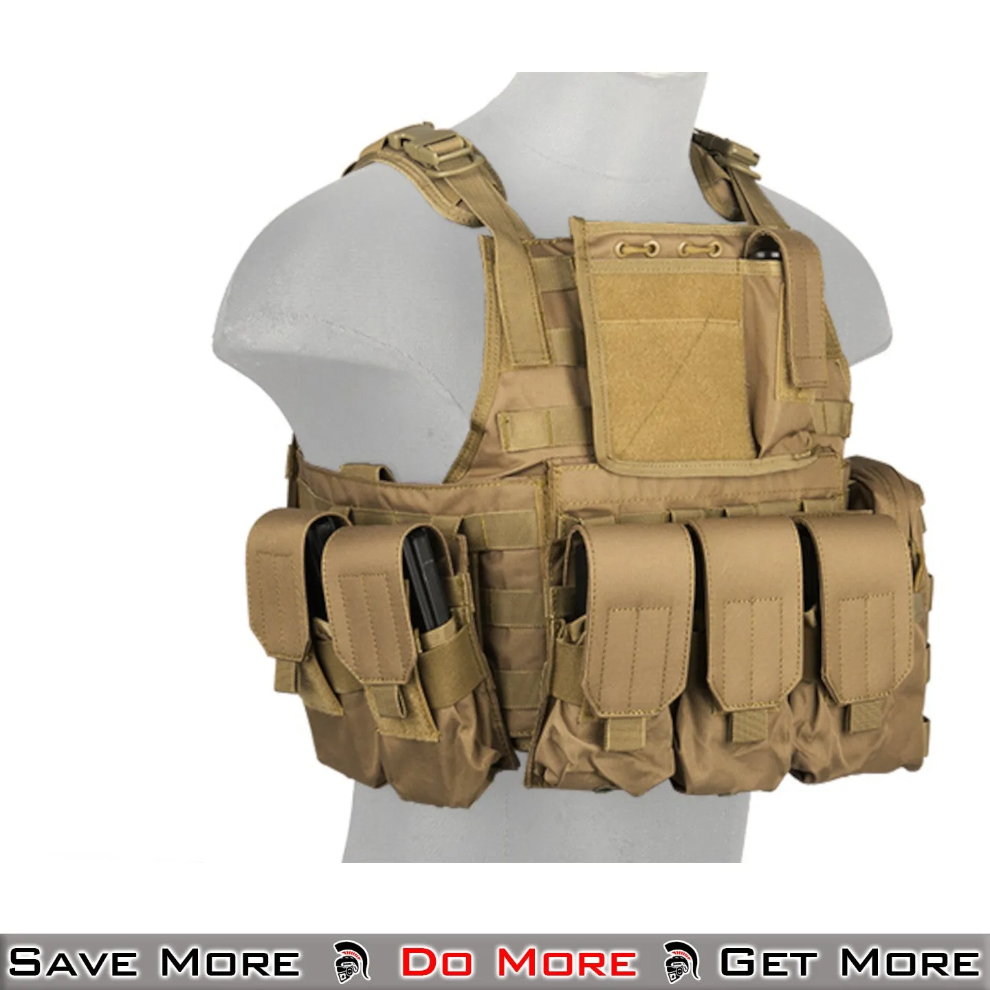 Lancer Tactical 600D Nylon Assault Tactical Vest Airsoft Vest Tactical Plate Carrier