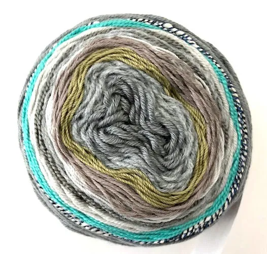 Layers yarn cakes