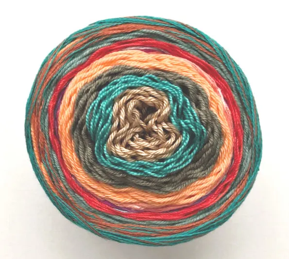 Layers yarn cakes