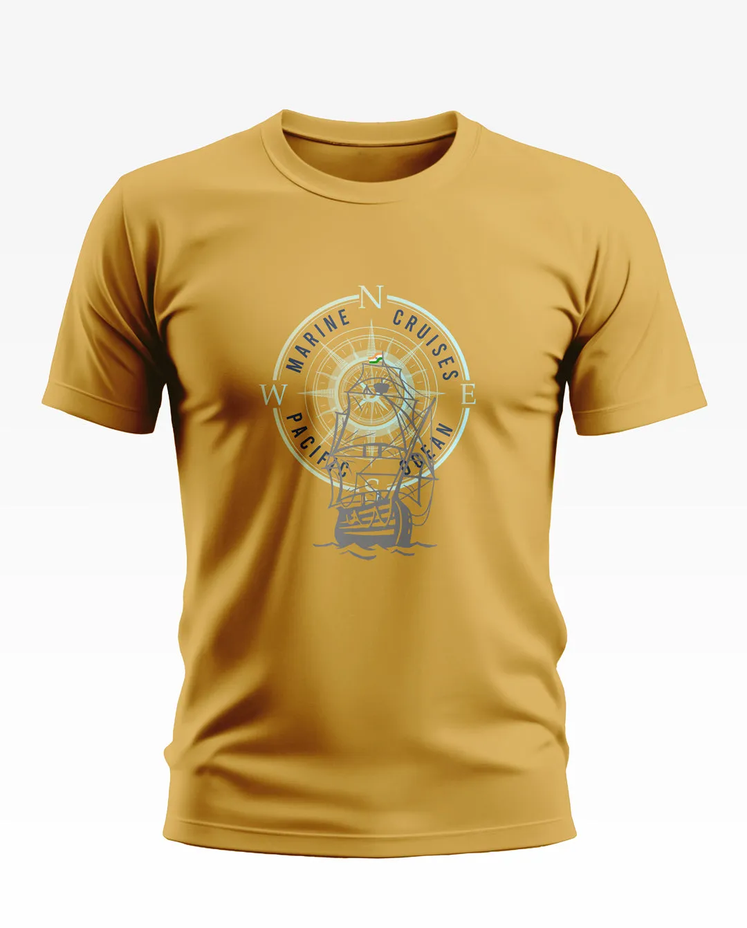 Marine Cruises Compass Style Soft Cotton T-shirt